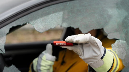 Does the Flash Hammer® Really Work? How a Spring-Loaded Window Breaker Breaks Car Glass